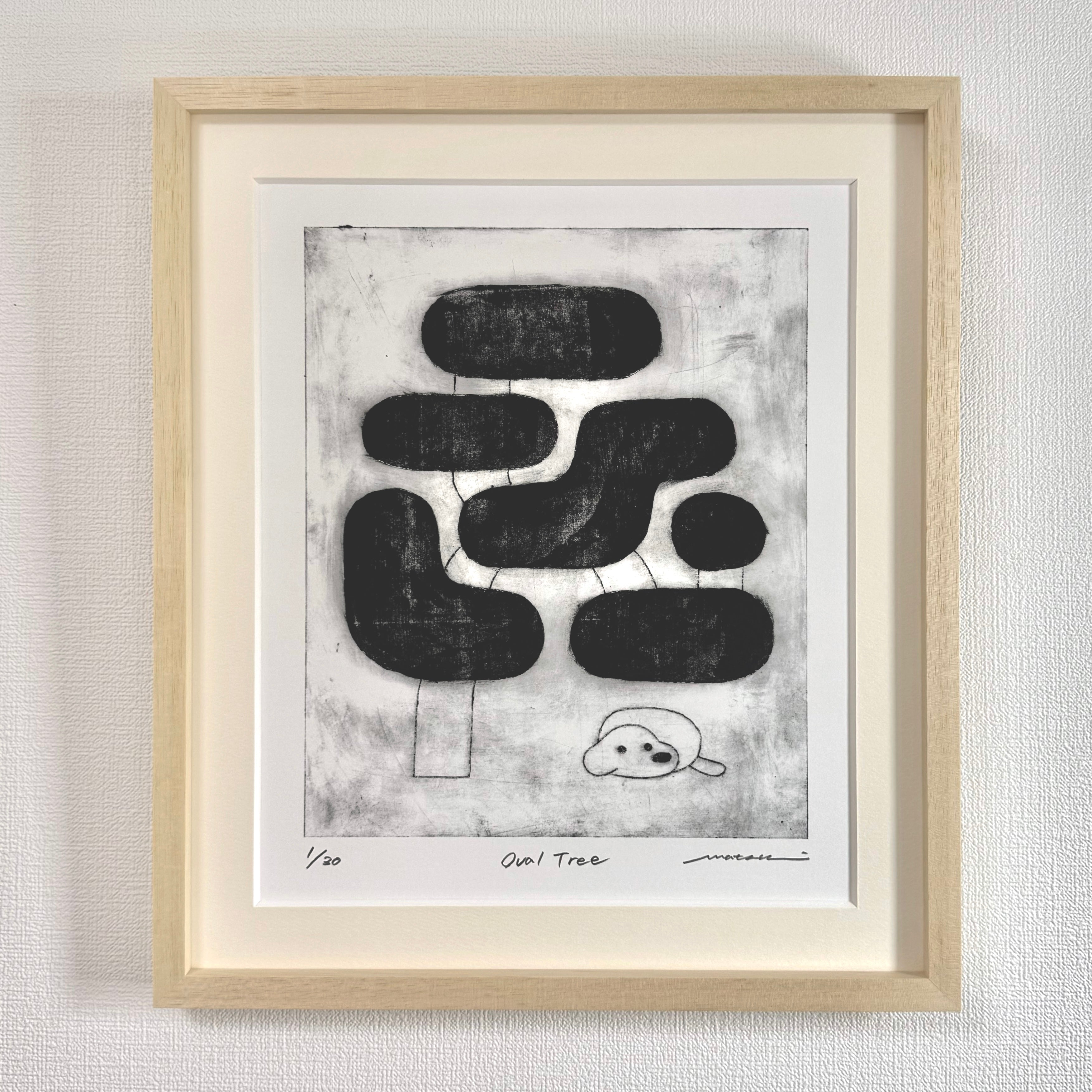 matsui  ジークレー作品　Oval Tree