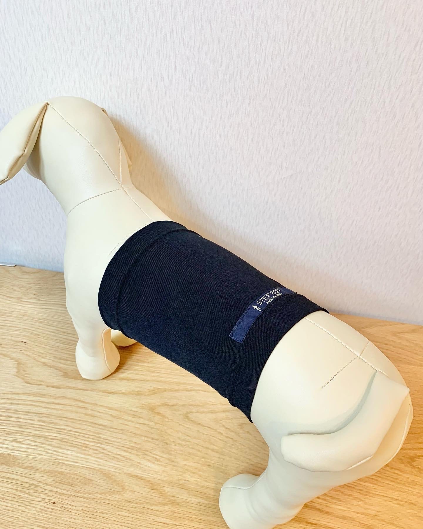 遠赤外線 歩けるくん腹巻黒筒型【受注生産】